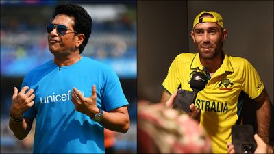 'Sometimes, no footwork becomes great footwork too': Tendulkar posts special message for Maxwell's logic-defying 201 Sachin Tendulkar (left) and Glenn Maxwell after 201-run knock against Afghanistan (Getty Images)