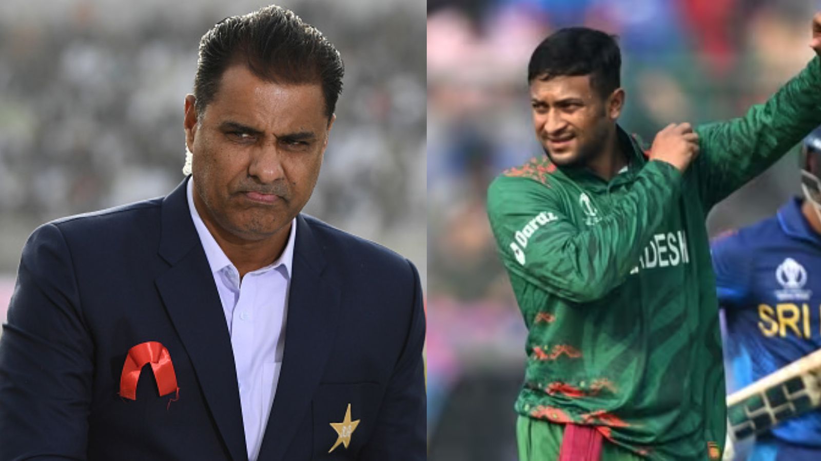 Big legal trouble for Waqar Younis, faces Bangladesh High Court's brunt after 'timed-out' remarks on Shakib Al Hasan Pakistan legend Waqar Younis (left) and Bangladesh skipper Shakib Al Hasan in this frame.