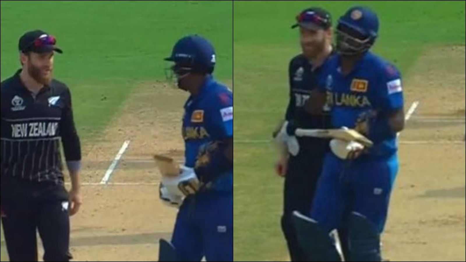 Kane Williamson pokes fun at Angelo Mathews asking him he has checked the helmet strap, watch video Kane Williamson pokes fun at Angelo Mathews asking him he has checked the helmet strap, watch video