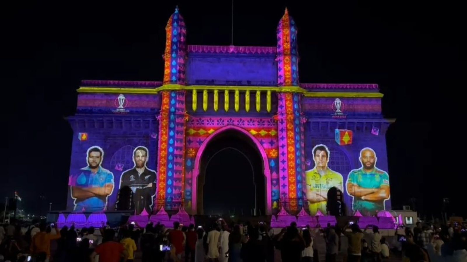 Watch: ICC shares video of potential semi-final between India, New Zealand despite Babar Azam's Pakistan having a slim chance The Gateway of India all lit up for Diwali. (ICC)