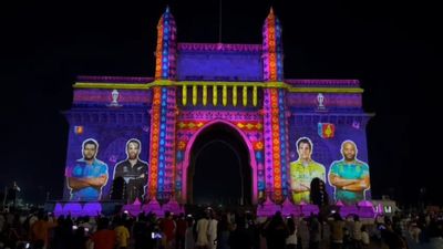 Watch: ICC shares video of potential semi-final between India, New Zealand despite Babar Azam's Pakistan having a slim chance The Gateway of India all lit up for Diwali. (ICC)