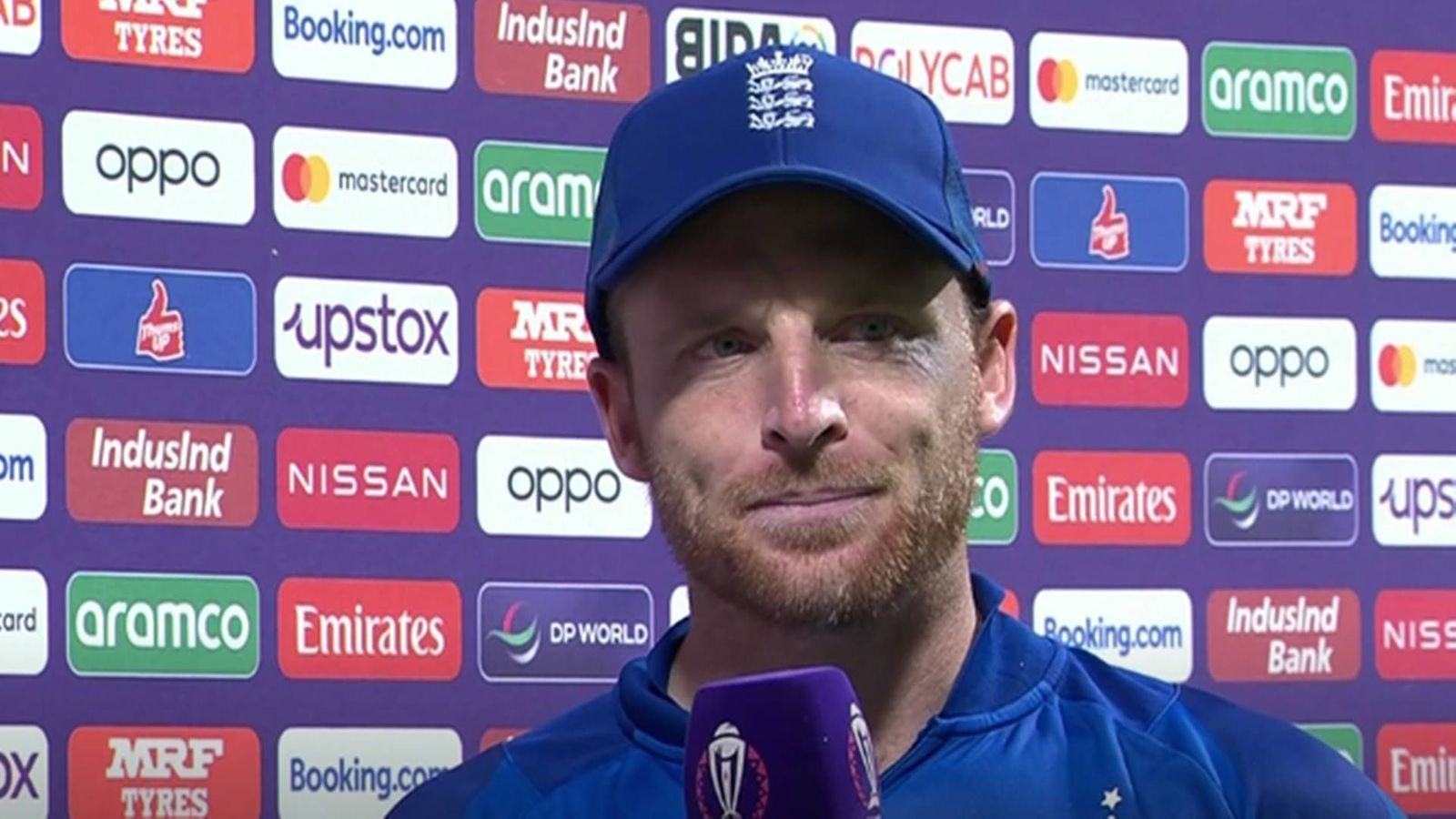 'If this is last game of an era, let's make some...': Jos Buttler reveals pep talk before beating Pakistan England captain Jos Buttler in the post-match press conference after 93-run win over Pakistan (Screengrab: Hotstar)