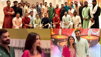 Watch: Team India celebrates Diwali in grand style, players appear in glittering 'Kurtas' and high spirits; video viral Team India cricketers celebrated Diwali ahead of World Cup match against Netherlands.
