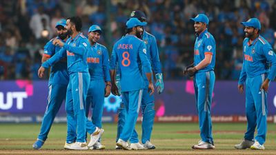 Rohit Sharma's India celebrate Diwali with thumping 160-run win over Netherlands in perfect semifinal dress rehearsal Indian players celebrate after defeating Netherlands in their World Cup's last group stage match on November 12
