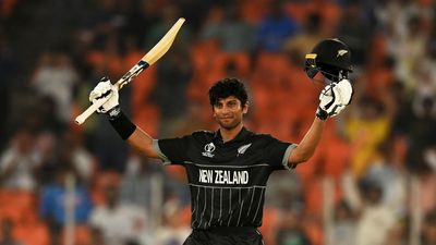‘No Dravid or Tendulkar…’: Rachin Ravindra's father sheds light on son's unconventional name's origin New Zealand cricket team star Rachin Ravindra in this frame. (Getty)