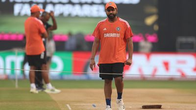 IND vs NZ, Weather Report: Will rain visit Mumbai during crunch World Cup semi-final at Wankhede Stadium; check here Rohit Sharma of India inspects the pitch during a India training session at the ICC Men's Cricket World Cup India 2023 at Wankhede Stadium on November 14, 2023 in Mumbai, India.