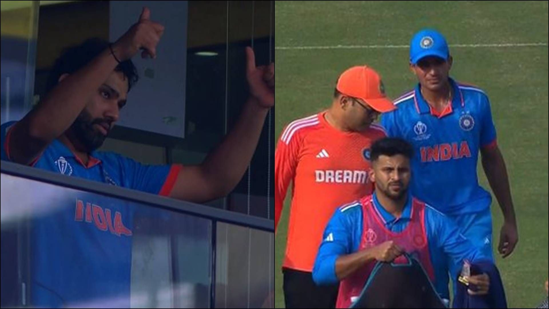 Big blow to India in World Cup 2023 semifinal, Shubman Gill returns retired hurt after Rohit Sharma's message Big blow to India in World Cup 2023 semifinal, Shubman Gill returns retired hurt after Rohit Sharma's message