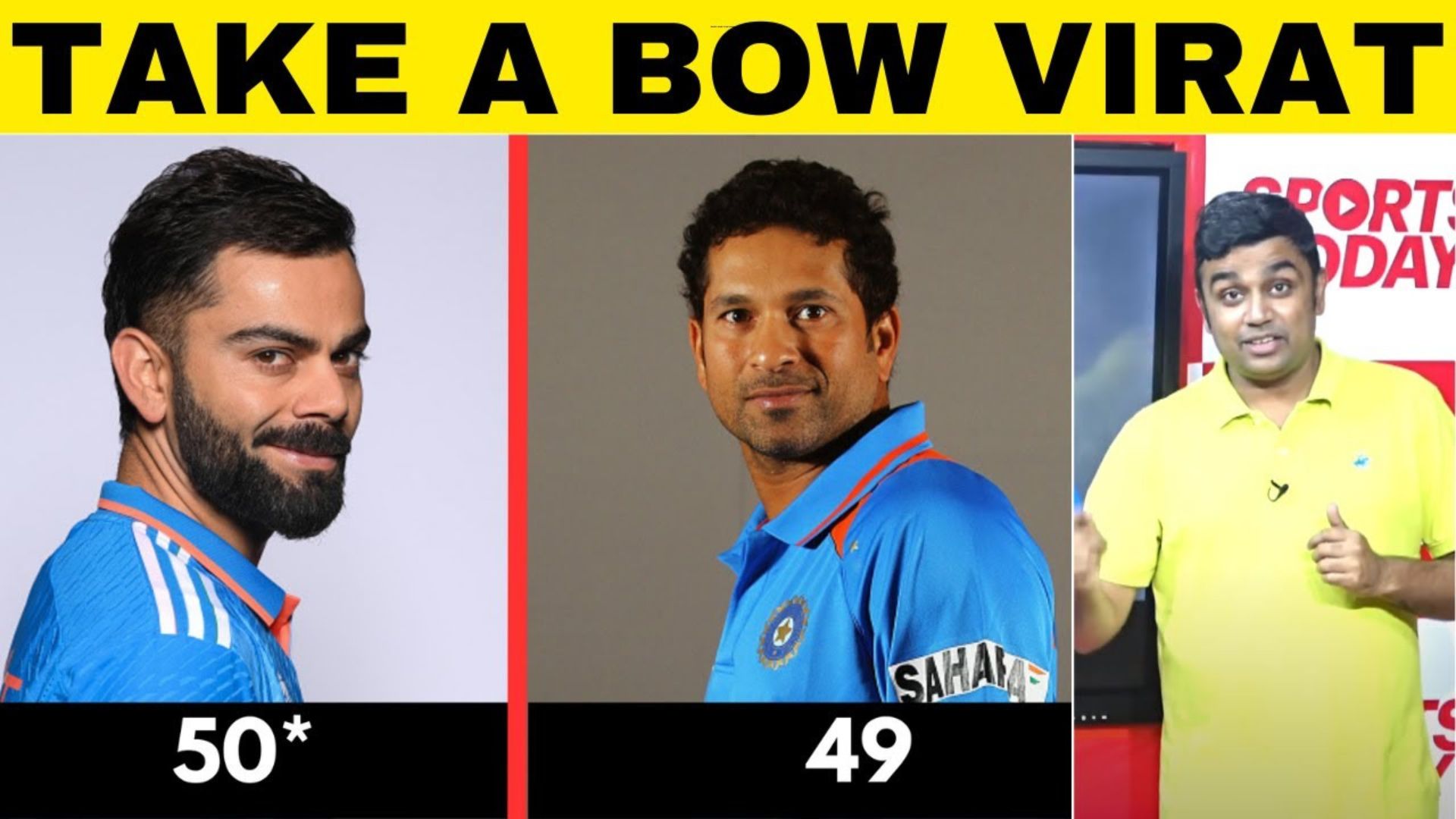 In numbers: How Virat Kohli surpassed Sachin Tendulkar's record ODI tally| Sports Today SportsTak