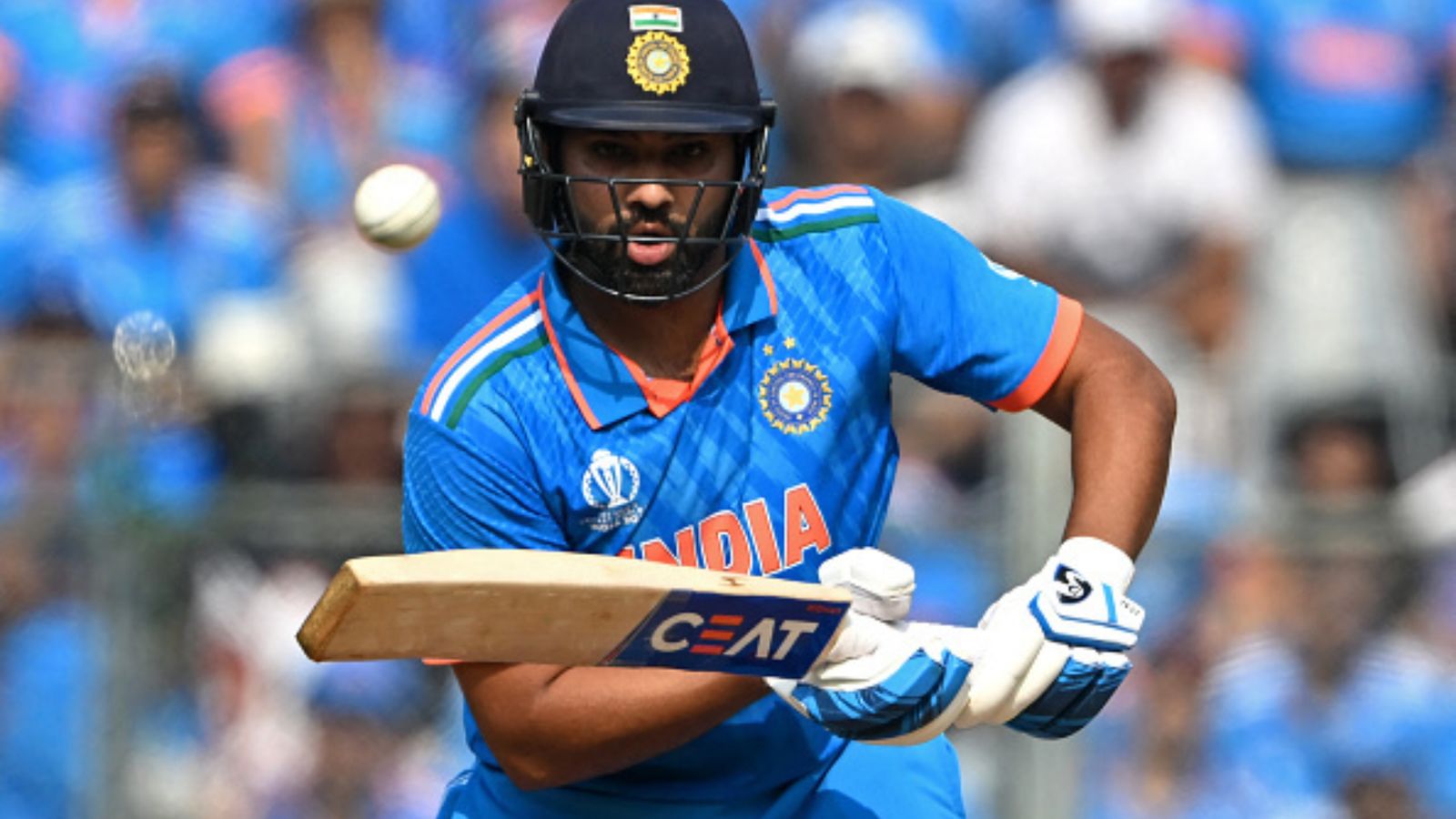 'Indian batting made New Zealand bowling look pedestrian': Wasim Akram lauds Rohit Sharma for leading top order after reaching final India's captain Rohit Sharma plays a shot during the ODI World Cup semi-final match against New Zealand at the Wankhede Stadium in Mumbai on November 15.