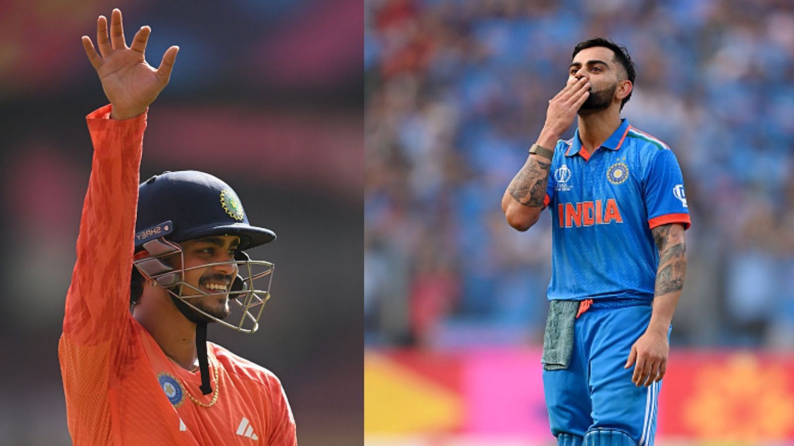 ‘Living legend…thank you for..’: Ishan Kishan's emotional post for Virat Kohli after his 50th ODI hundred in WC semis Ishan Kishan shared heartwarming story on instagram for Virat Kohli after his 50th ODI ton. (Getty)
