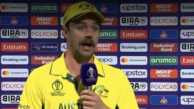 'Unbelievable attack. Never dreamed of...': Travis Head's nervous statement ahead of World Cup final against India Travis Head in the post-match presentation after Australia's win over South Africa in World Cup 2023 semifinal (Screengrab: Hotstar)