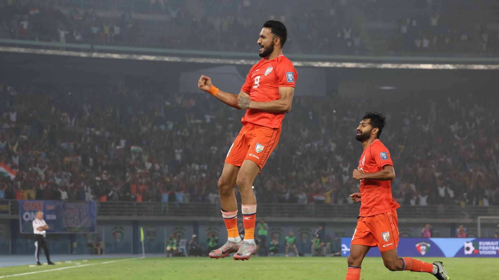 FIFA World Cup Qualifiers: India stun Asian giants Kuwait with 1-0 victory courtesy of Manvir Singh's solo strike Manvir Singh celebrating a goal in the FIFA World Cup 2026 Qualifiers