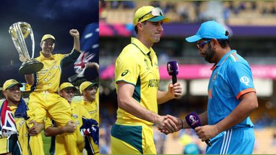 India vs Australia World Cup final: Looking at the many similarities from 2003 and 2023 (R) Australia skipper Ricky Ponting lifting the World Cup trophy in 2003. (L)