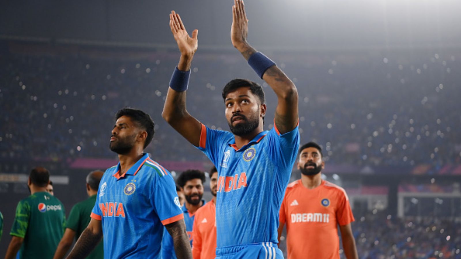 ‘Let's bring the cup home’: Hardik Pandya posts inspiring message for Team India ahead of World Cup 2023 final Hardik Pandya shares a heartfelt post to team India ahead of the World Cup 2023 final. (Getty)