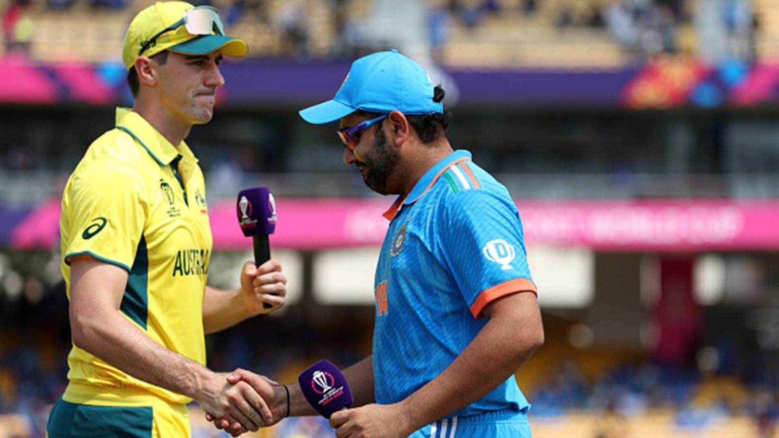 'Don't think Australia has an advantage...': Rohit Sharma's answer to Pat Cummins saying 6-7 guys from 2015 World Cup team is a boost 'Don't think Australia has an advantage...': Rohit Sharma's answer to Pat Cummins saying 6-7 guys from 2015 World Cup team is a boost