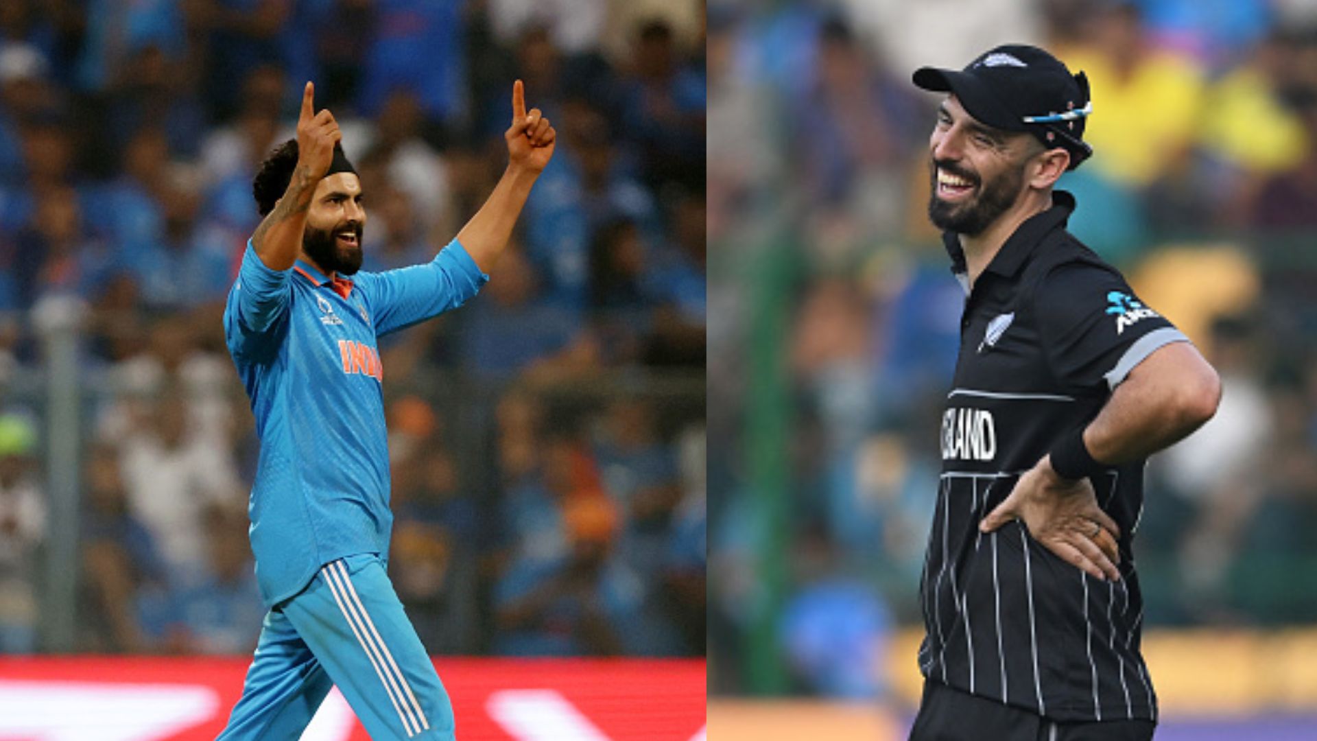 From Daryl Mitchell to Ravindra Jadeja, here's list of top 10 super catchers of World Cup 2023 India's Ravindra Jadeja (left) and New Zealand's Daryl Mitchell in this frame. (Getty)