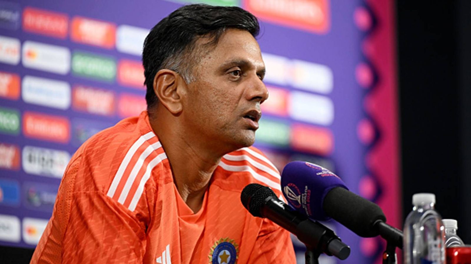 'I don't know what's there in future': Rahul Dravid uncertain about head coach role after World Cup 2023 final loss India head coach Rahul Dravid in the post-match press conference (Getty Images)