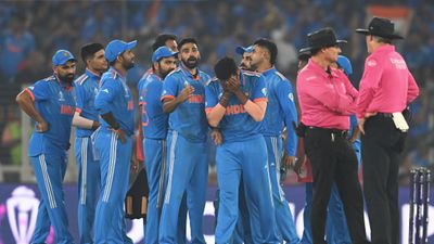 Ten reasons which scripted Team India's disappointing defeat to Australia in World Cup 2023 final Indian players reacts after losing the World Cup 2023 final to Australia on November 19. (Getty)