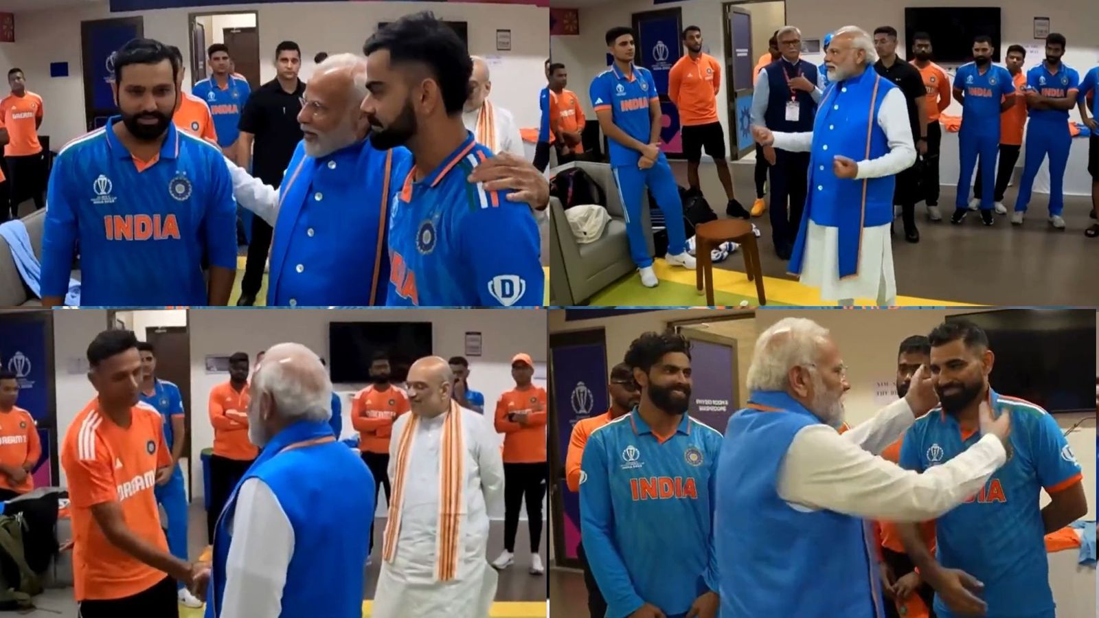 Watch: PM Narendra Modi invites Rohit Sharma's Team India to Delhi; video of pep talk goes viral on internet PM Narendra Modi with Indian cricketers.