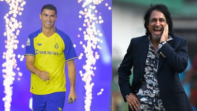 Cristiano Ronaldo's dietician is a NASA scientist: Former Pakistan cricketer Ramiz Raja ridiculed after unsubstantiated claim goes viral (L) Al Nassr footballer Cristiano Ronaldo. (R) Former Pakistan cricketer Ramiz Raja.