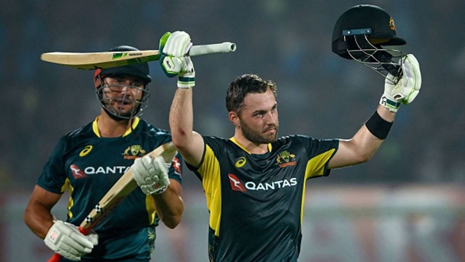 IND vs AUS 1st T20I: Australia's Josh Inglis breaks Brendon McCullum's 11-year-old record with maiden T20I century Australia's Josh Inglis celebrates his maiden T20I century in first T20I of the series against India (Getty Images)