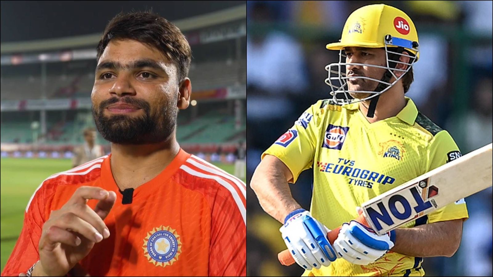 '...hit my shots with low reaction': Rinku Singh credits MS Dhoni for giving him the mantra to play finisher's role Rinku Singh (left) after India's thrilling win over Australia, CSK captain MS Dhoni (right) during IPL 2023 (Screengrab: bcci.tv, Getty Images)