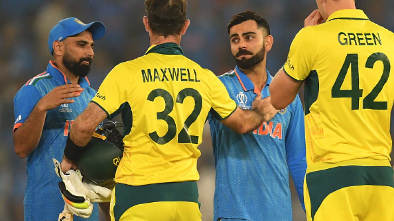'That did not make me happy': Mohammed Shami slams Mitchell Marsh for viral photo with feet on World Cup trophy A dejected Mohammed Shami greets the Australian players after their ODI World Cup final loss.