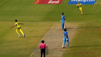 Pat Cummins reveals what Steve Smith said in the huddle after Virat Kohli's wicket in World Cup final Virat Kohli of India is bowled by Pat Cummins of Australia during the ODI World Cup Final at Narendra Modi Stadium on November 19, 2023 in Ahmedabad, India.