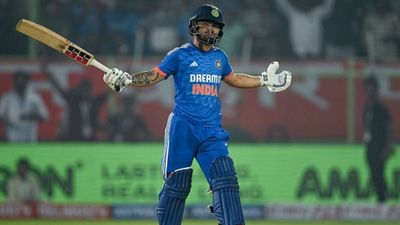 'From KKR's substitute fielder to here': Rinku Singh leaves netizens impressed with finishing role after 9-ball 31 vs Australia Indian batter Rinku Singh after his performance vs Australia.