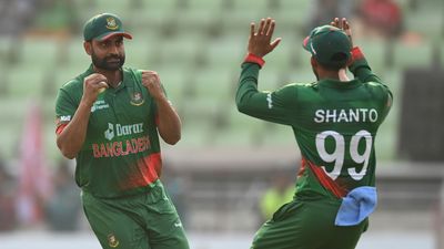 ‘Let's wait till January’: Tamim Iqbal set to return for BPL after overly dramatic absence from ODI World Cup 2023 Tamim Iqbal celebrates with Najmul Hossain Shanto after taking the catch to dismiss Jason Roy during the 1st One Day International match between Bangladesh and England at Sher-e-Bangla National Cricket Stadium on March 01, 2023 in Mirpur, Bangladesh.