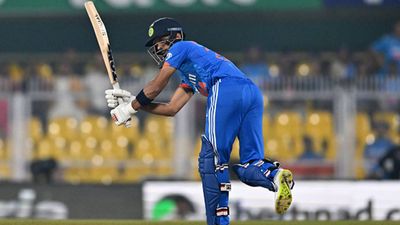 Ruturaj Gaikwad becomes first Indian to score a T20I century against Australia, breaks Brendon McCullum's 13-year-old record Ruturaj Gaikwad playing a shot during his maiden T20I century (Getty Images)