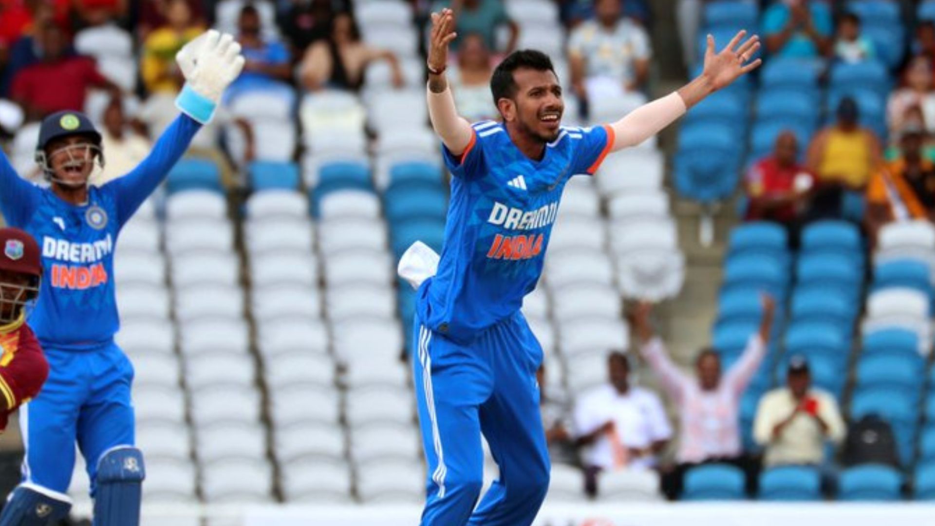 IND vs SA: Yuzvendra Chahal reacts after getting included in India's ODI squad for series against South Africa India's ace spinner Yuzvendra Chahal in action in this frame.