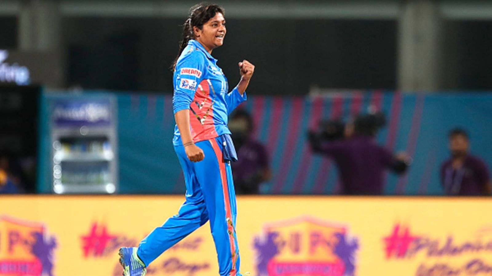 BCCI announces India women's T20I and Test squad for England series, Mumbai Indians' Saika Ishaque earns maiden callup Saika Ishaque celebrates a wicket during WPL 2023 (File Photo: Getty Images)