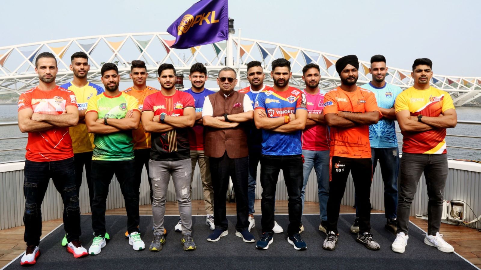 PKL Season 10: Where to watch, live streaming details and more as Gujarat Giants, Telugu Titans start proceedings All the PKL team captains during the pre-tournament press conference.