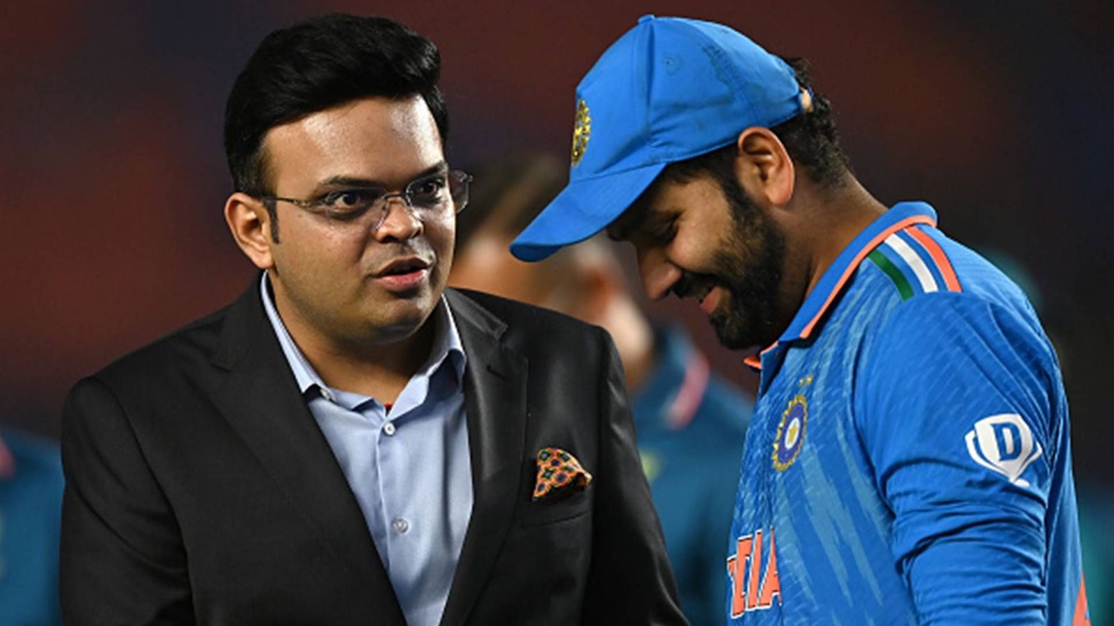 Rohit Sharma seeks clarification from BCCI officials and selectors about T20 World Cup 2024 captaincy, says 'tell me now': Report BCCI secretary Jay Shah and captain Rohit Sharma after World Cup 2023 final loss (Getty Images)