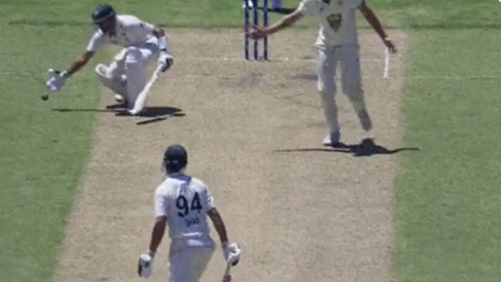 Babar Azam tries to take new captain Shan Masood's catch at non-striker's end during warm-up match, hilarious video goes viral Babar Azam attempts to take Shan Masood's catch on non-striker's end (Screengrab: cricket.com.au)
