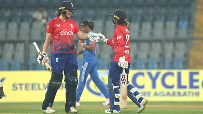 INDW vs ENGW: Nat-Dani's fifties followed by Sophie's spin wizardry leads England to easy 38-run win over Harmanpreet-led India Nat Sciver-Brunt and Danielle Wyatt during their partnership in first T20I against Harmanpreet Kaur-led India (Getty Images)