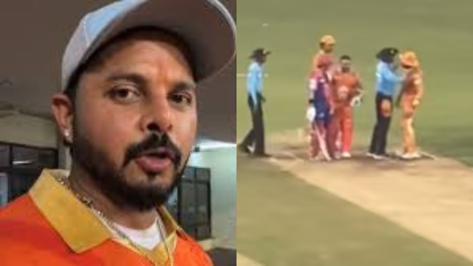 Sreesanth calls Gautam Gambhir 'Mr. Fighter,' accuses him of disrespect after LLC brawl: 'Don't represent people if you don't respect colleagues' (L) Screengrab of Sreesanth. (R) Screengrab of fight between Sreensanth and Gautam Gambhir.