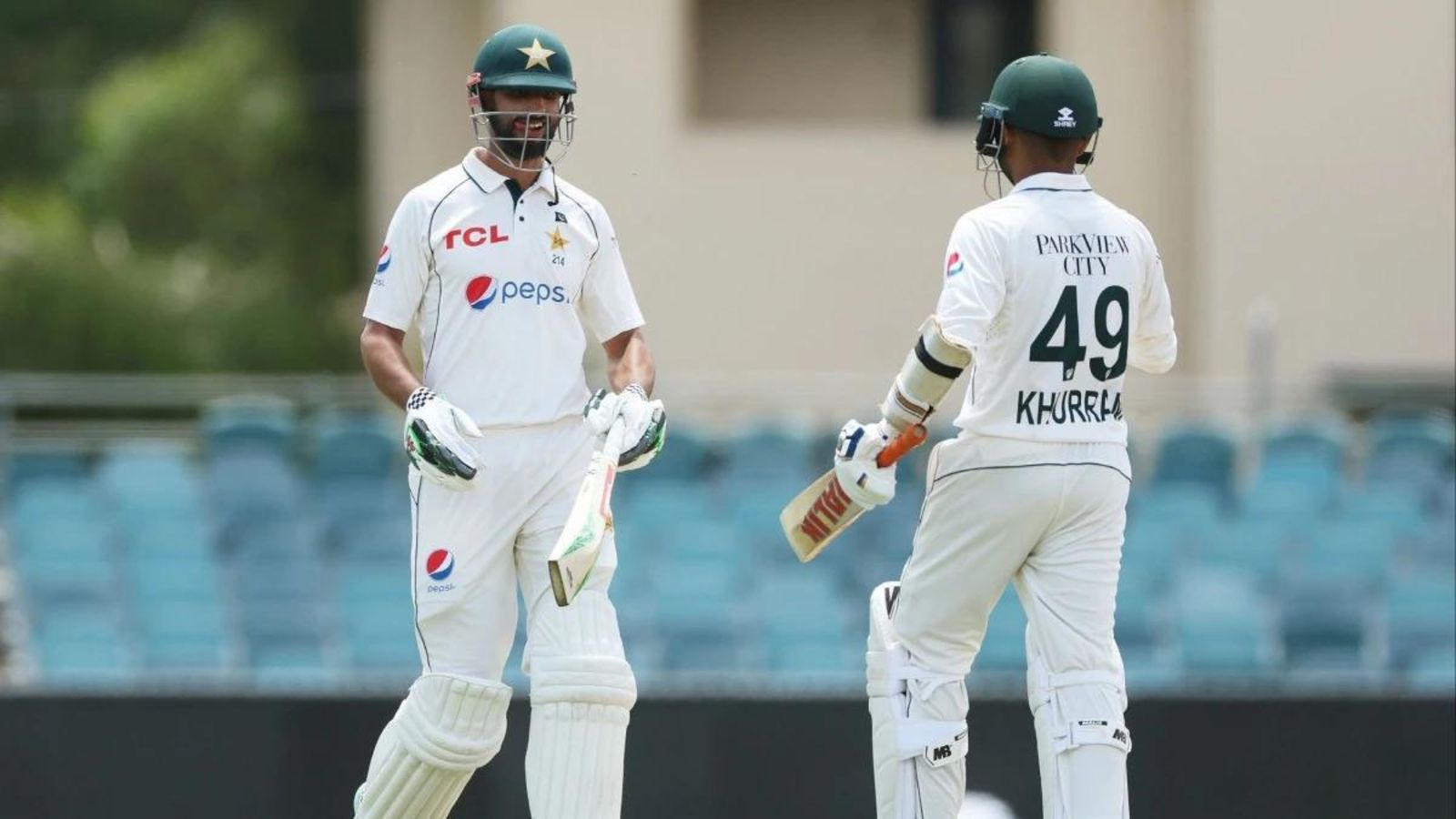 PAK vs AUS: Broadcast ticker shows racist slur against Pakistan, Cricket Australia issue clarification and apology Pakistan batters in action against Prime Minister's XI in Australia.