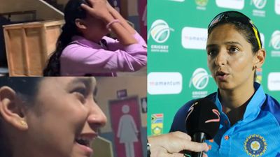Watch: Fan cries for not getting Harmanpreet Kaur's autograph after first T20I match vs England Young cricket fans broke down in tears after not getting Harmanpreet Kaur's autograph on December 6. (PC: Twitter)