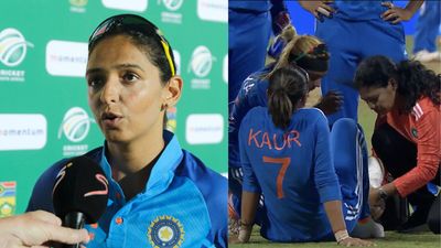 'Used to these niggles': India captain Harmanpreet Kaur shrugs off injury scare after win over England in 3rd T20I India captain Harmanpreet Kaur dismissed injury concerns after the victory over England in the third T20I series. (Pic Credit: Twitter)