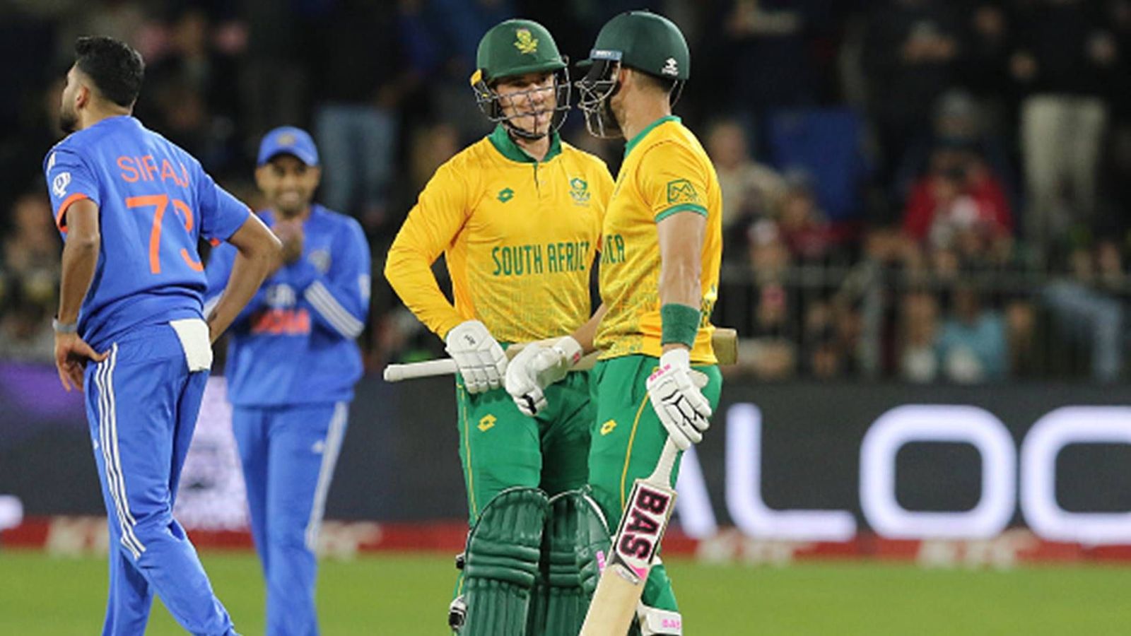 IND vs SA 2nd T20I: South Africa batters smash their way to 5-wicket win in rain-interrupted encounter as Rinku-Surya's fifties went in vain South Africa openers Matthew Bretzkee and Reeza Hendricks during the run chase in 2nd T20I (Getty Images)