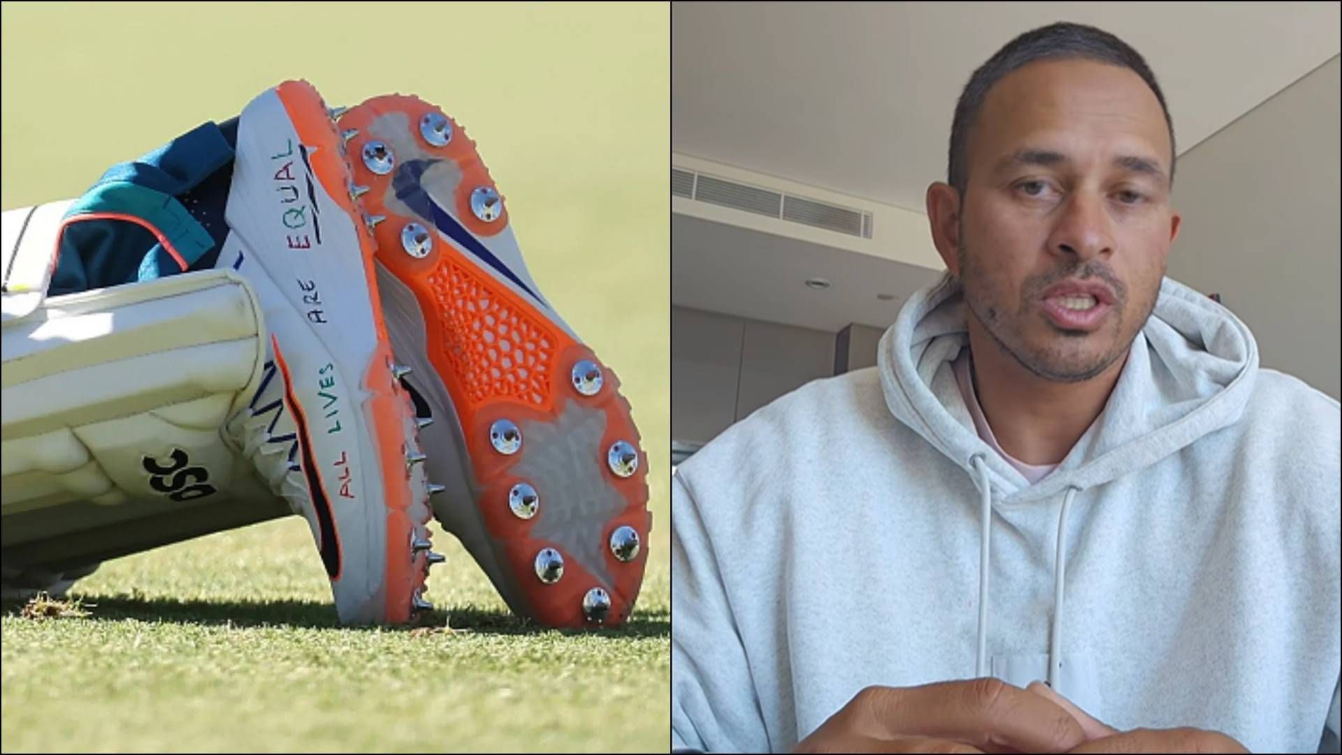 'What I've written on my shoes isn't political': Usman Khawaja to fight and gain ICC's approval to display slogans 'What I've written on my shoes isn't political': Usman Khawaja to fight and gain ICC's approval to display slogans