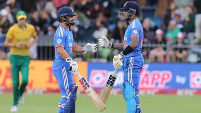 Rinku Singh makes massive jump in T20I rankings after maiden fifty, Suryakumar Yadav extends lead over Mohammad Rizwan Rinku Singh and Suryakumar Yadav during second T20I against South Africa (Getty Images)