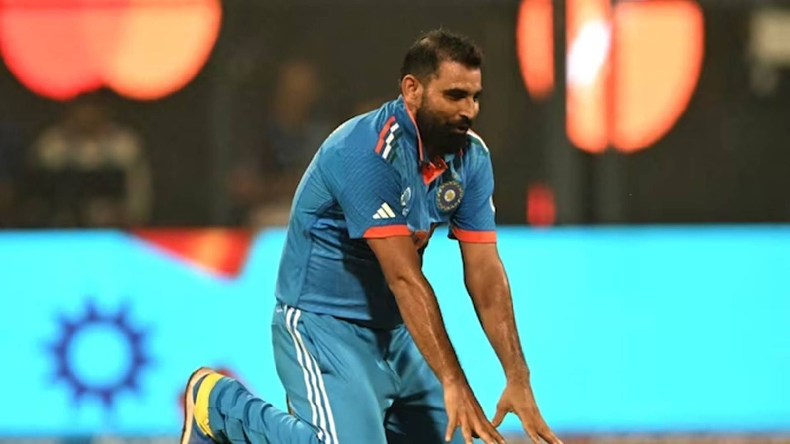 'If I want to do Sajda, no one can stop me': Mohammed Shami slams trolls for making a controversy out of his celebration Mohammed Shami celebrates after taking a wicket against New Zealand in World Cup 2023 semifinal (Getty Images)
