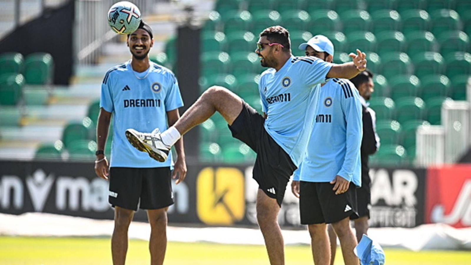 'We were just thinking about restricting them under 400': Arshdeep Singh reveals dinner conversation with Avesh Khan before 1st ODI Arshdeep Singh and Ravi Bishnoi during a training session (File Photo: Getty Images)
