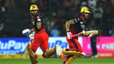 IPL 2024 Auction: RCB grab eyeballs after spending 11.50 cr on West Indies' star; here's Bangalore's squad after bidding war RCB's star batters Faf Du Plessis (right) and Virat Kohli in this frame. (Getty)