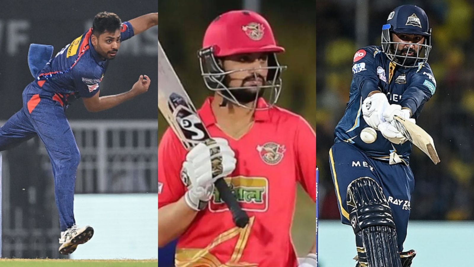 IPL 2024 Auction: Complete list of top 10 most expensive uncapped buys in history; Rs 8.40 crore-man Sameer Rizvi in 7th place Avesh Khan (L), Sameer Rizvi (C) and Rahul Tewatia (R).