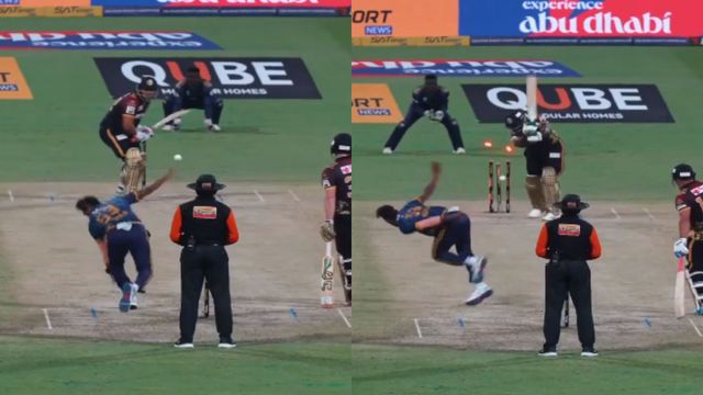 Watch: Why Mumbai Indians invested heavily in Nuwan Thushara? Video of his two deliveries paints the complete picture Nuwan Thushara in action.