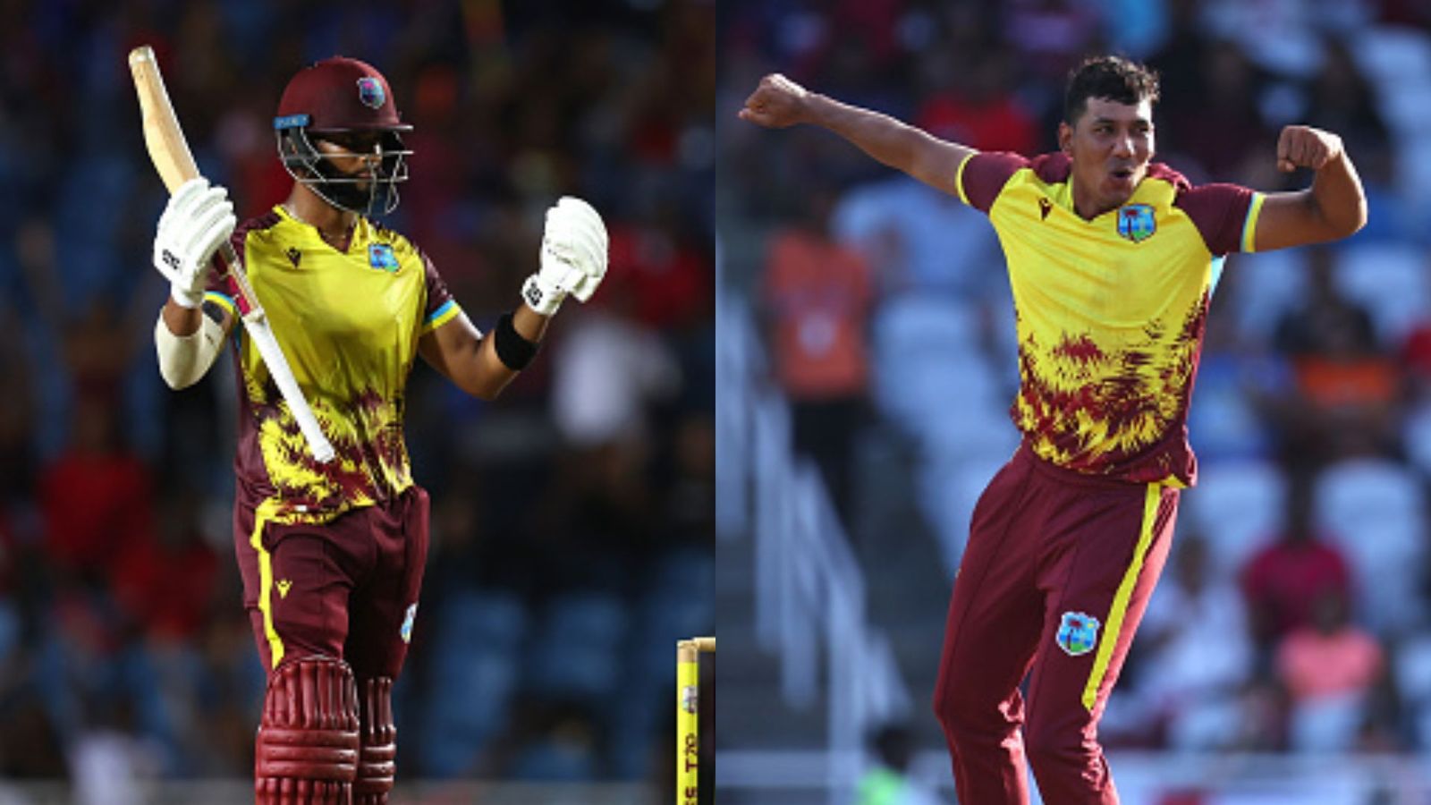 WI vs ENG: Windies secure thrilling win in low-scoring decider, clinch series 3-2 after bowlers' stupendous display Shai Hope (L) and Gudakesh Motie (R).
